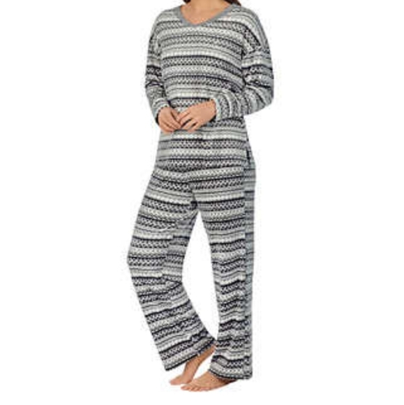 Nautica Silky Fleece Pajama Set - Picture 1 of 8